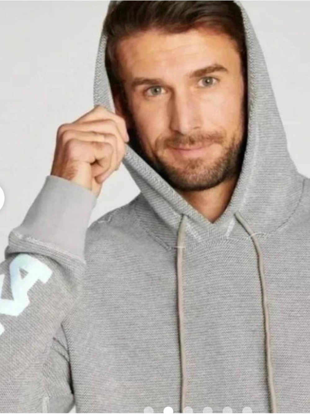 Hoka all Day Men's Gray Hoodie Sweatshirt - Casual Pullover sz M/L